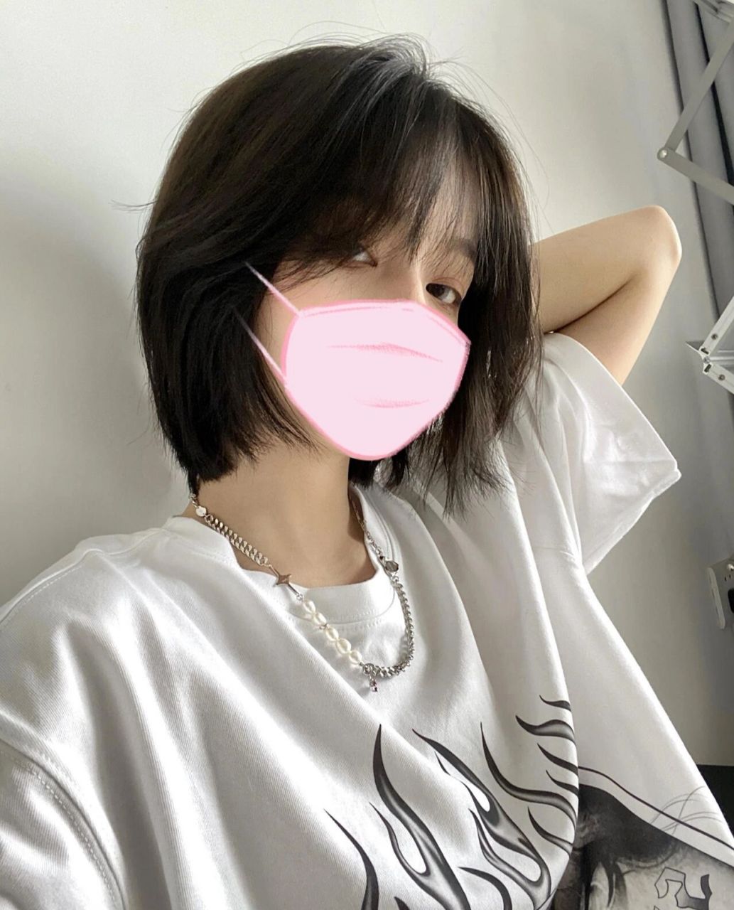 96天津烫发 天津染发 日系短发发型 天津锁骨发 短发发型 女生短发