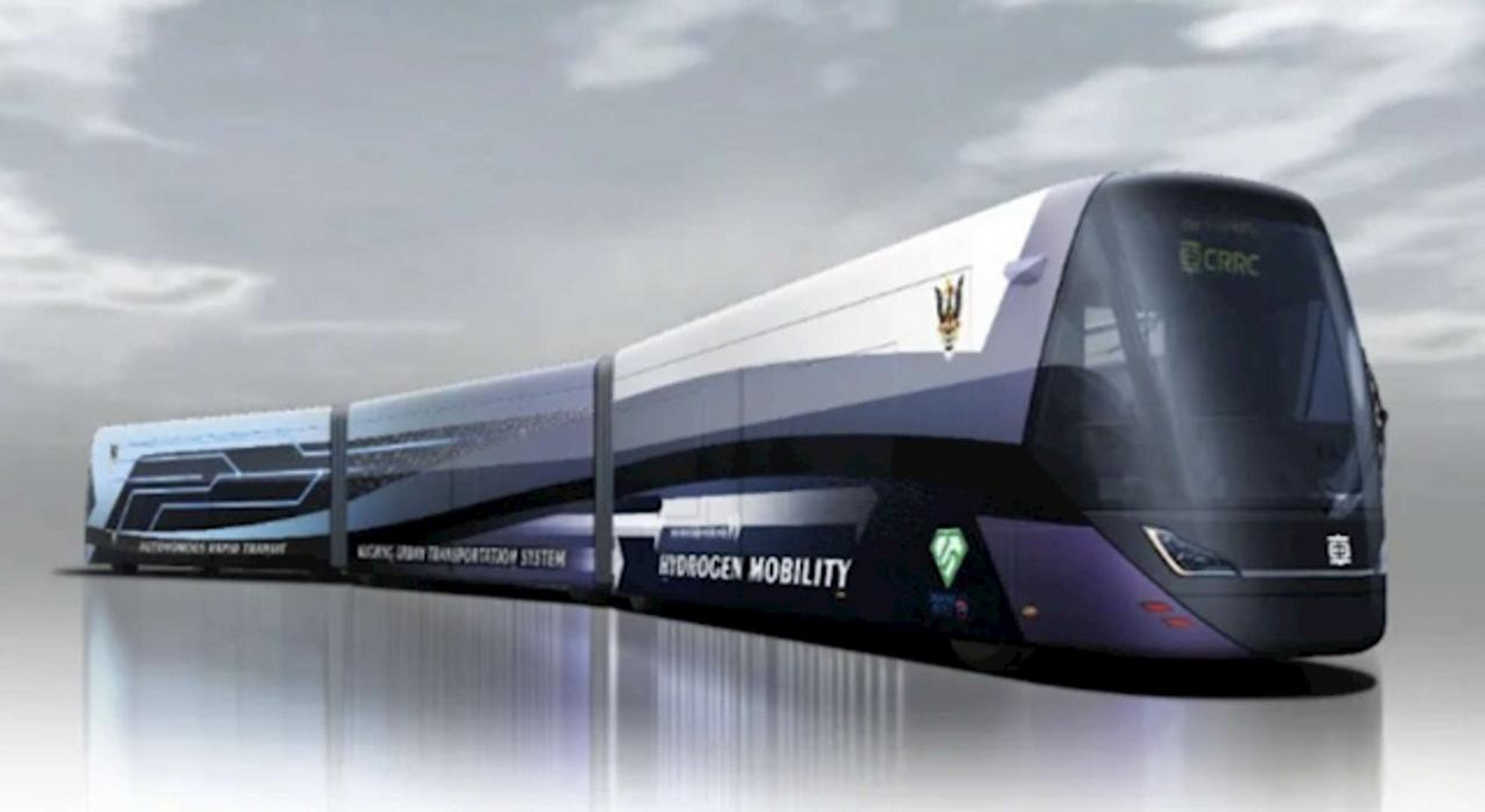 微头条创作计划 全球首辆氢能源智轨电车在湖南株洲顺利装运发车,几天