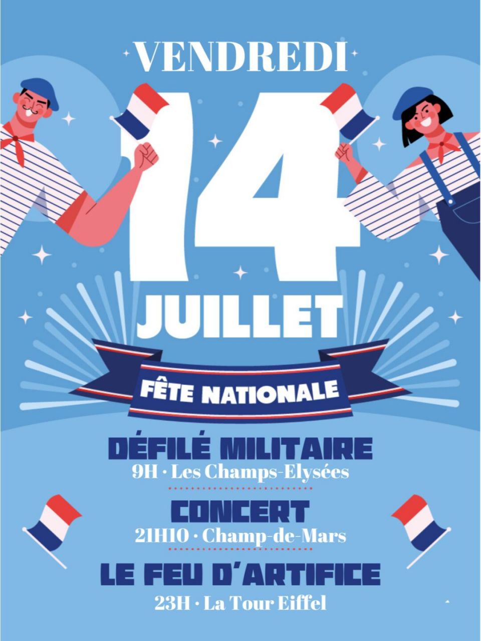 91937月14日法国国庆节活动指南91 949969♂15香榭丽舍