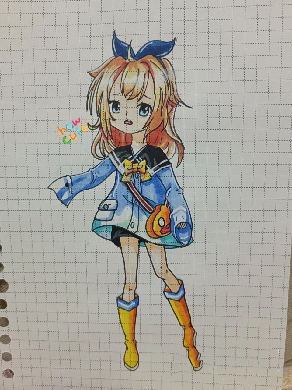 恐躲2 放学午后珍妮时装手绘 今天是珍妮鸭 这个珍妮好可爱哦 太晚了