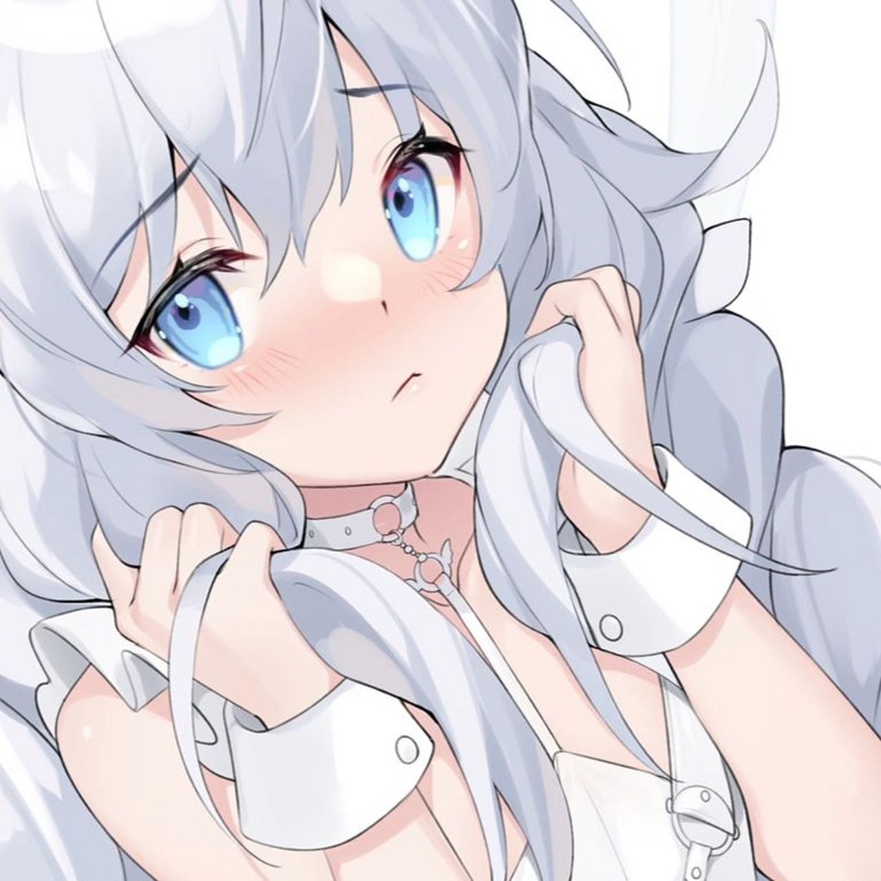 蓝色系动漫女头 动漫女头