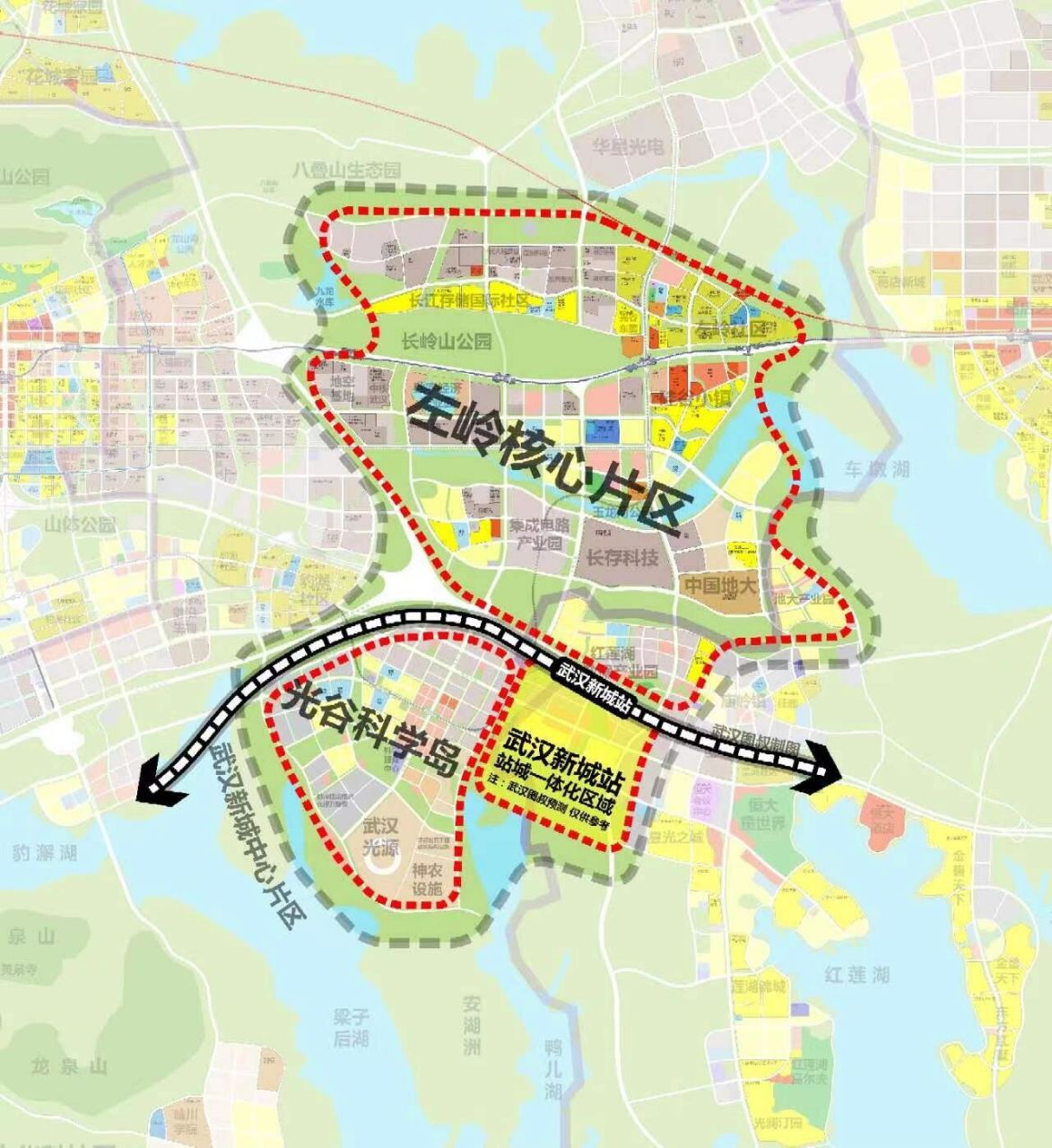截至目前,光谷科学岛一期和二期项目均按预定目标加快推进,确保年内