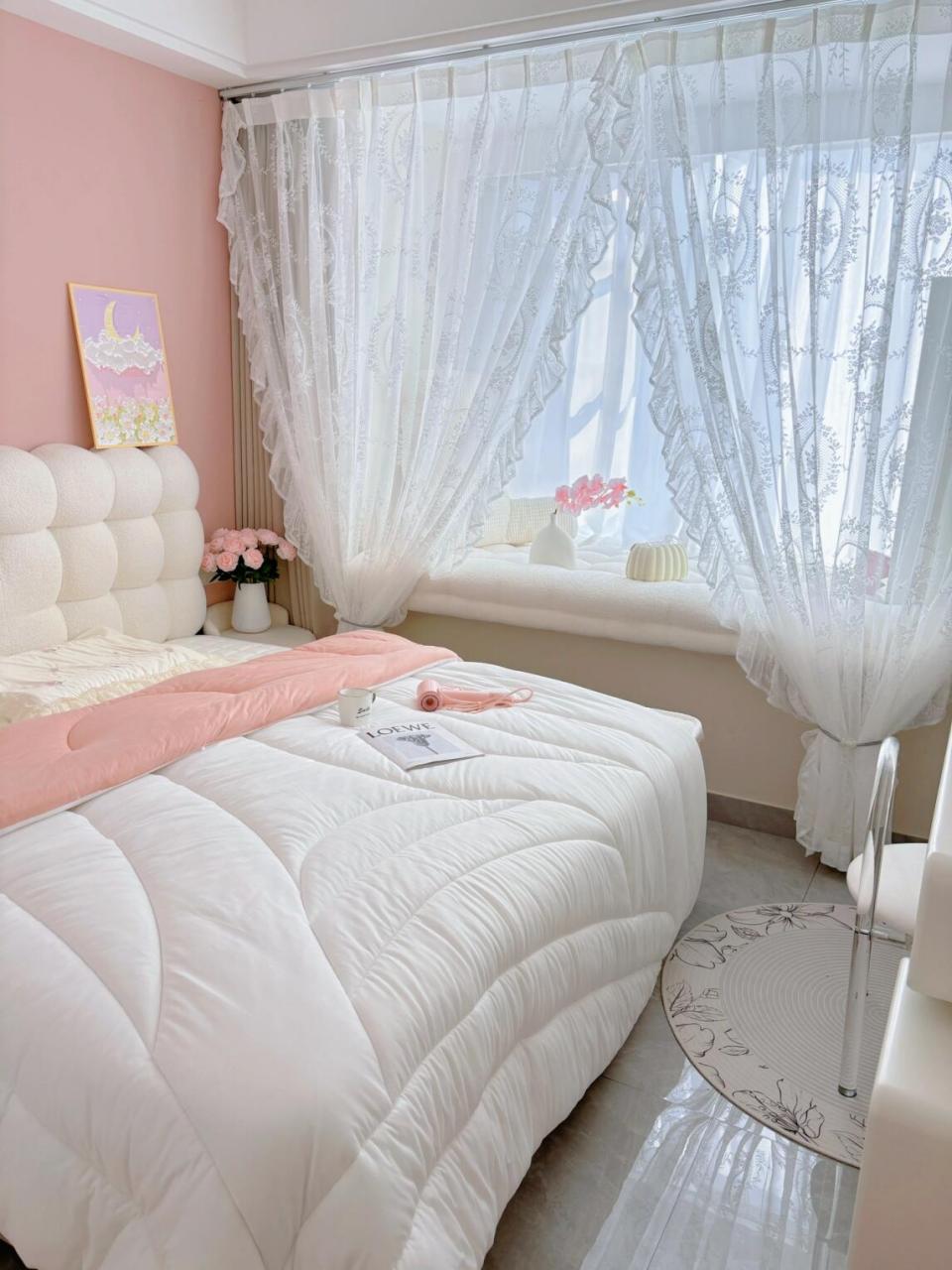 粉色主卧,越住越香 经过一步步改造,是我的梦中情房了 - 关于卧室🏠