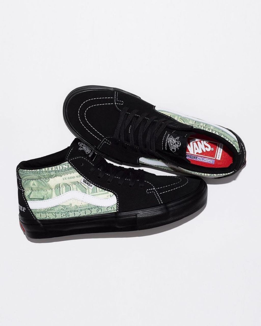 「满印美元」!supreme 联名新鞋发售信息!