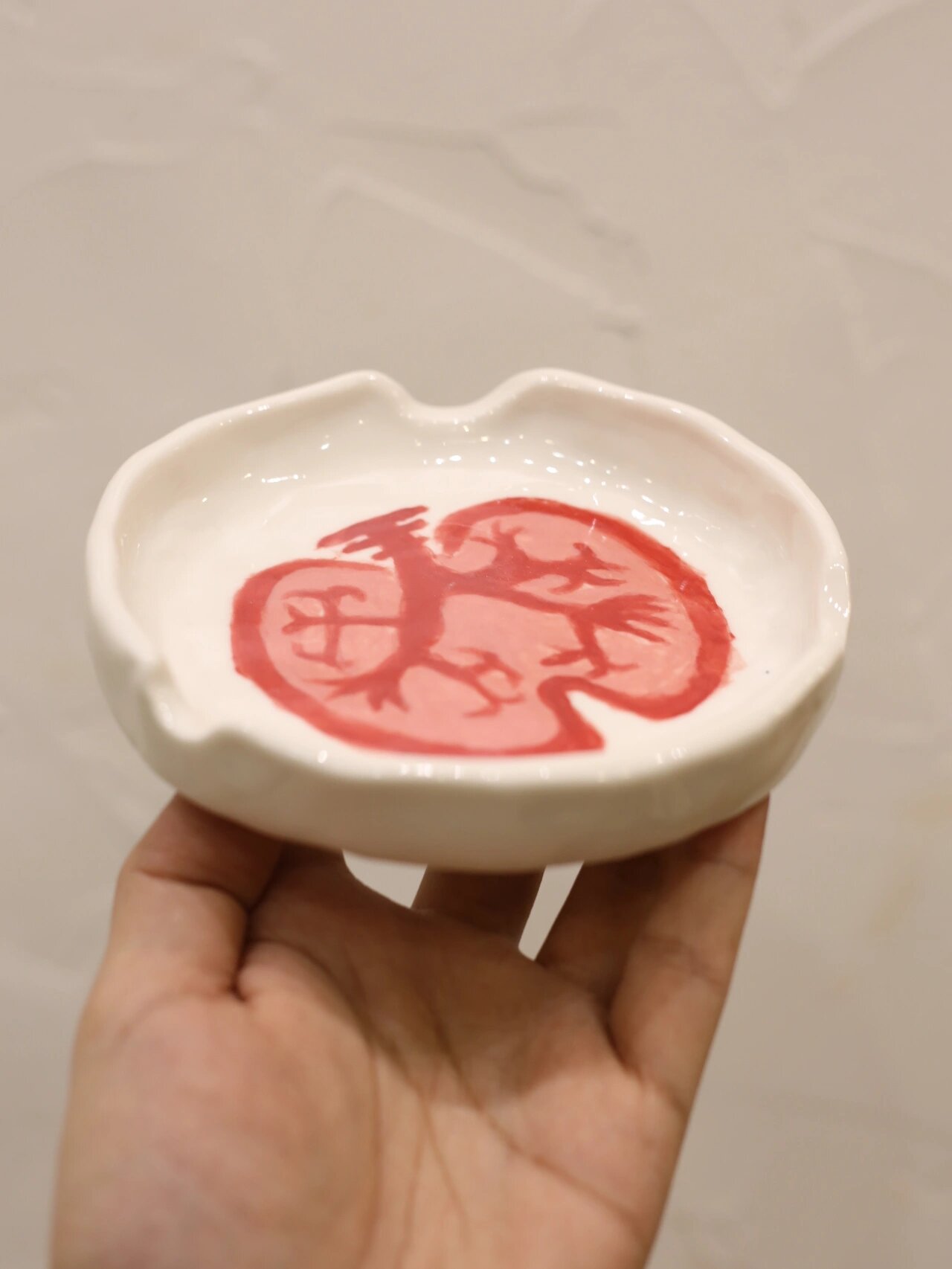 陶艺手作|手捏陶瓷烟灰缸