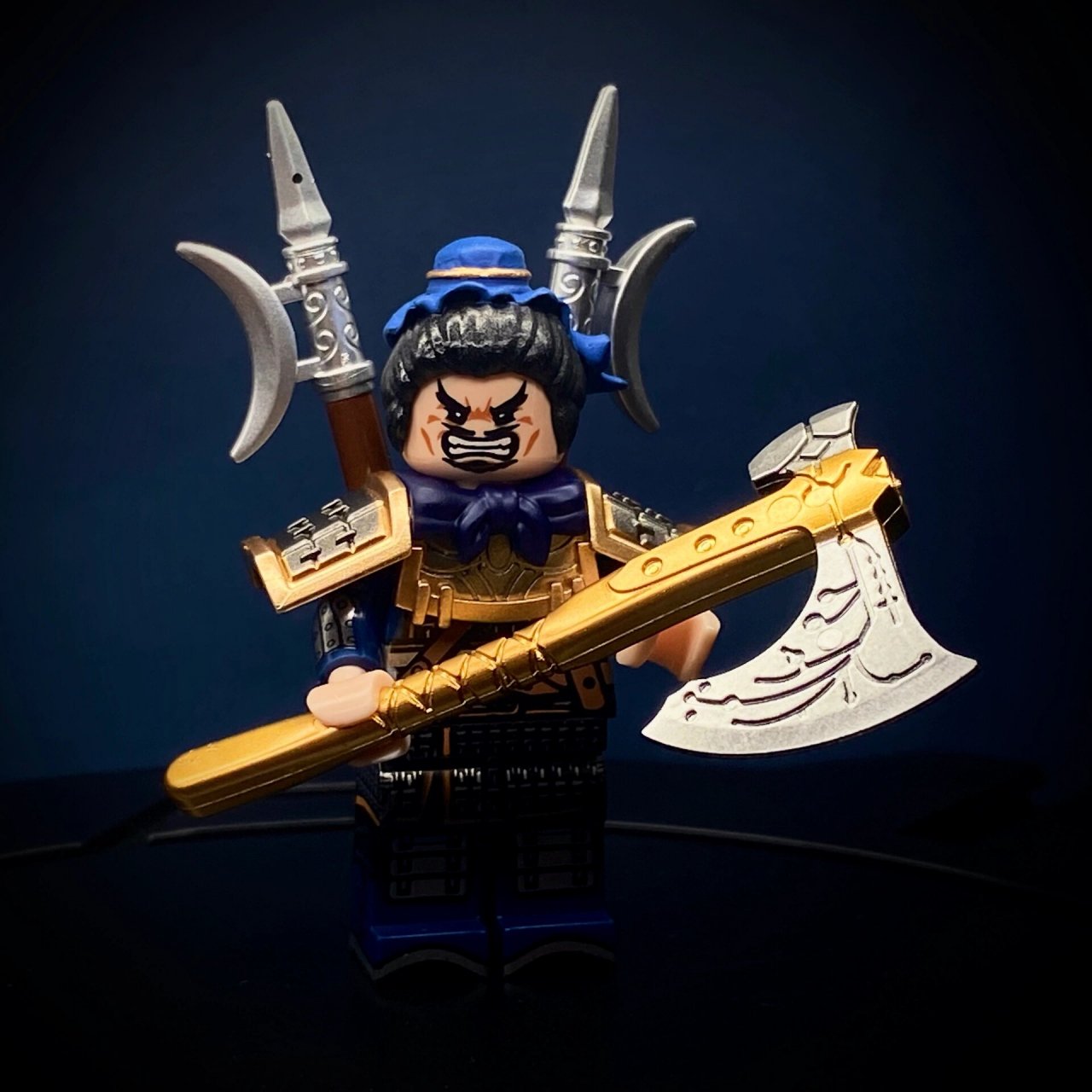 群英 乐高人仔 moc 三国篇 忠孝虎子 关平 古之恶来 典韦 无双飞将