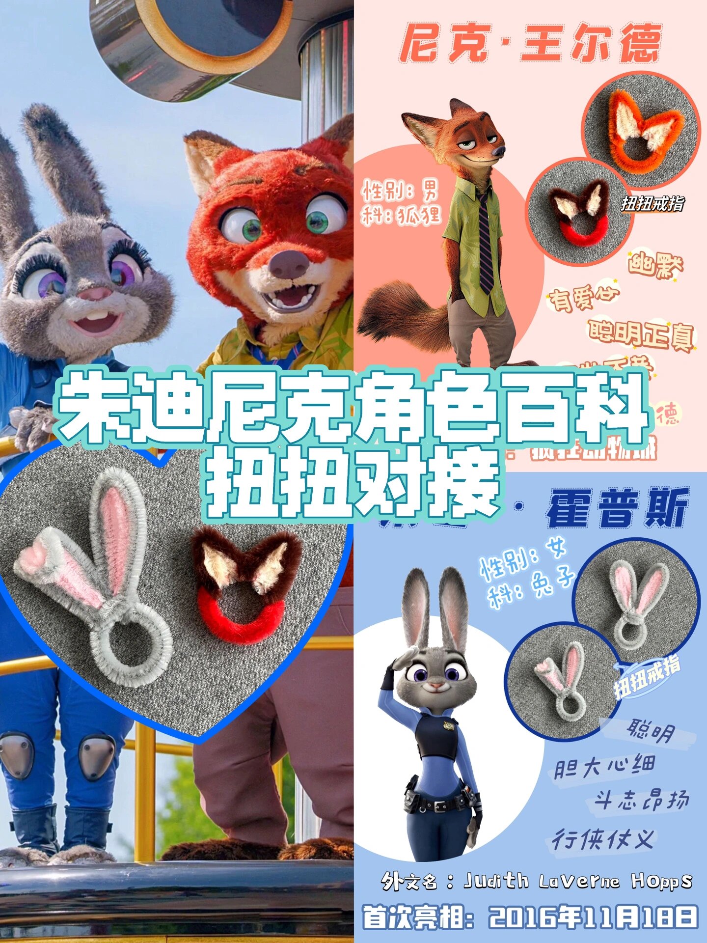 疯狂动物城 角色介绍 中文名 尼克·王尔德 外文名 nick·wilde