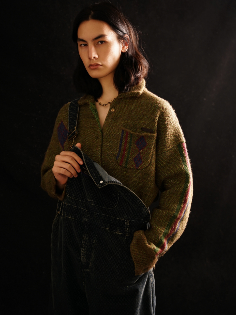 印第安vintage毛衣和棉服棒球外套95959595 #dnt韩火火# 70