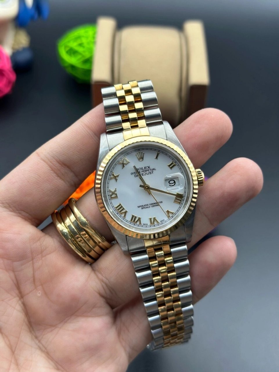 劳力士日志型系列16233男士腕表,自动机械.