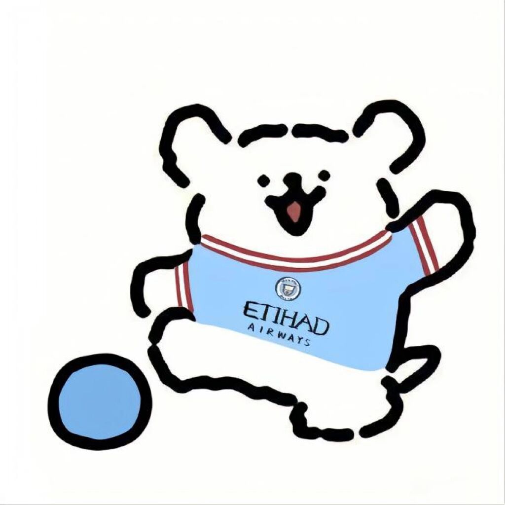 线条小狗曼城球衣限定头像!⚽️ 每天都有头像更新🔥