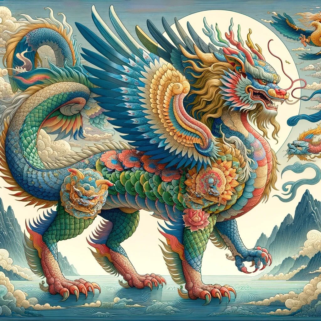 祥瑞吉祥的麒麟