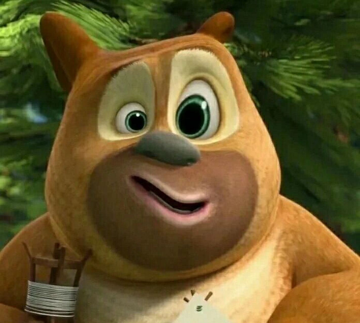 可爱熊二头像 表情包 收集了个熊二的表情包