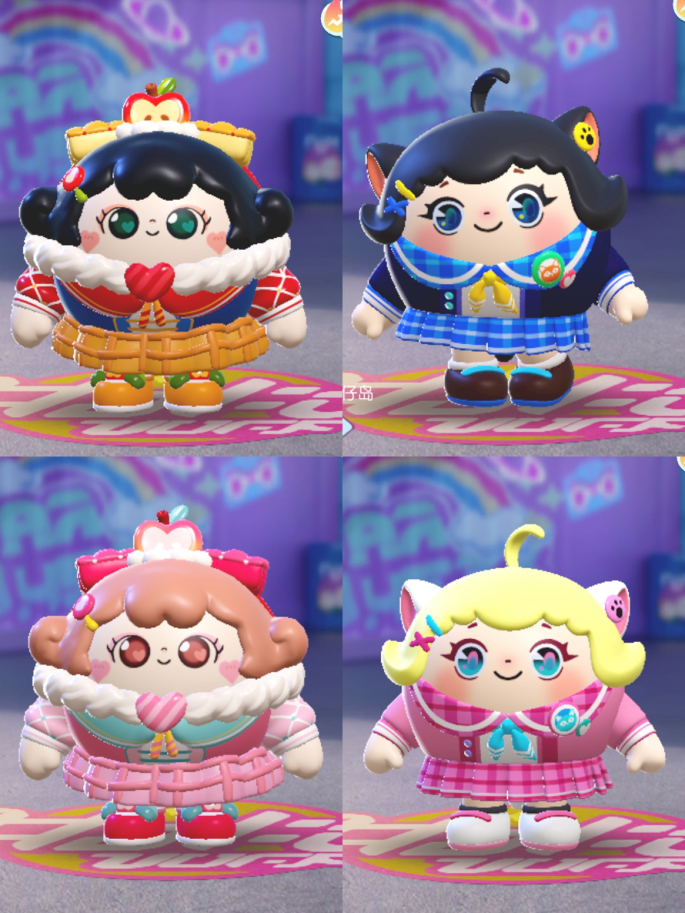 好喜欢我的苹果派雪雪嘿嘿 运用一些钞能力浅肝了两天终于得到了可爱