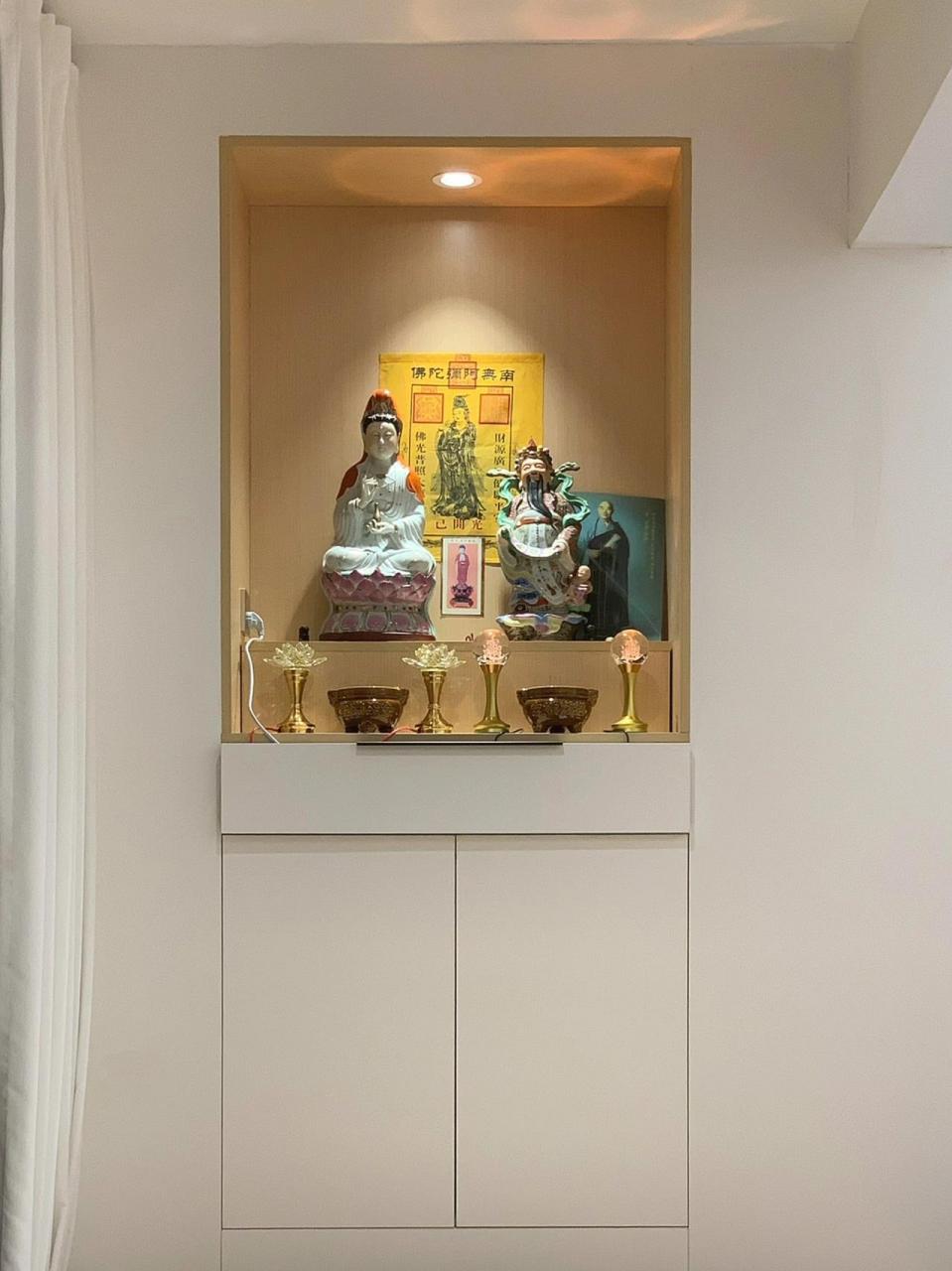 家人妥协的极简佛龛柜6015附详细尺寸 16615先确定佛龛柜的