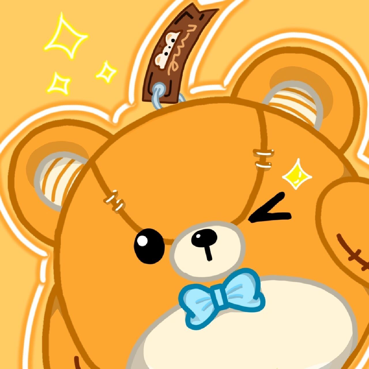 自己画的仔仔熊 真的太爱小熊了