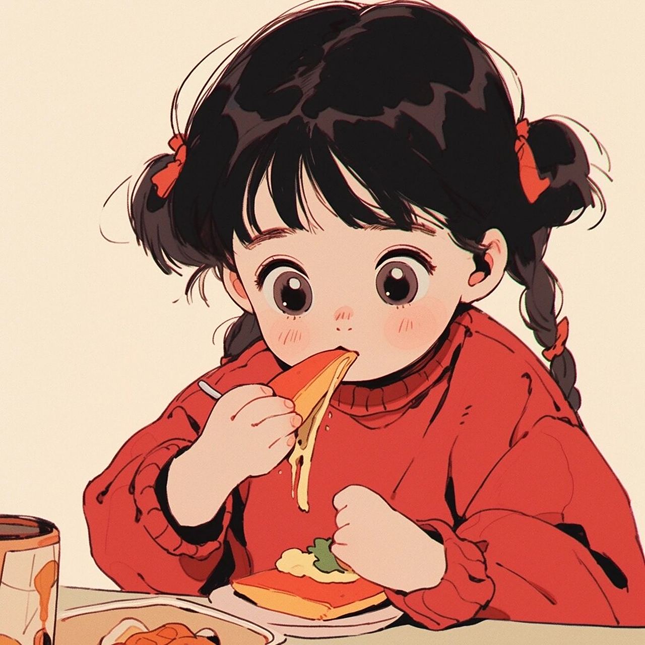 可爱头像|干饭人