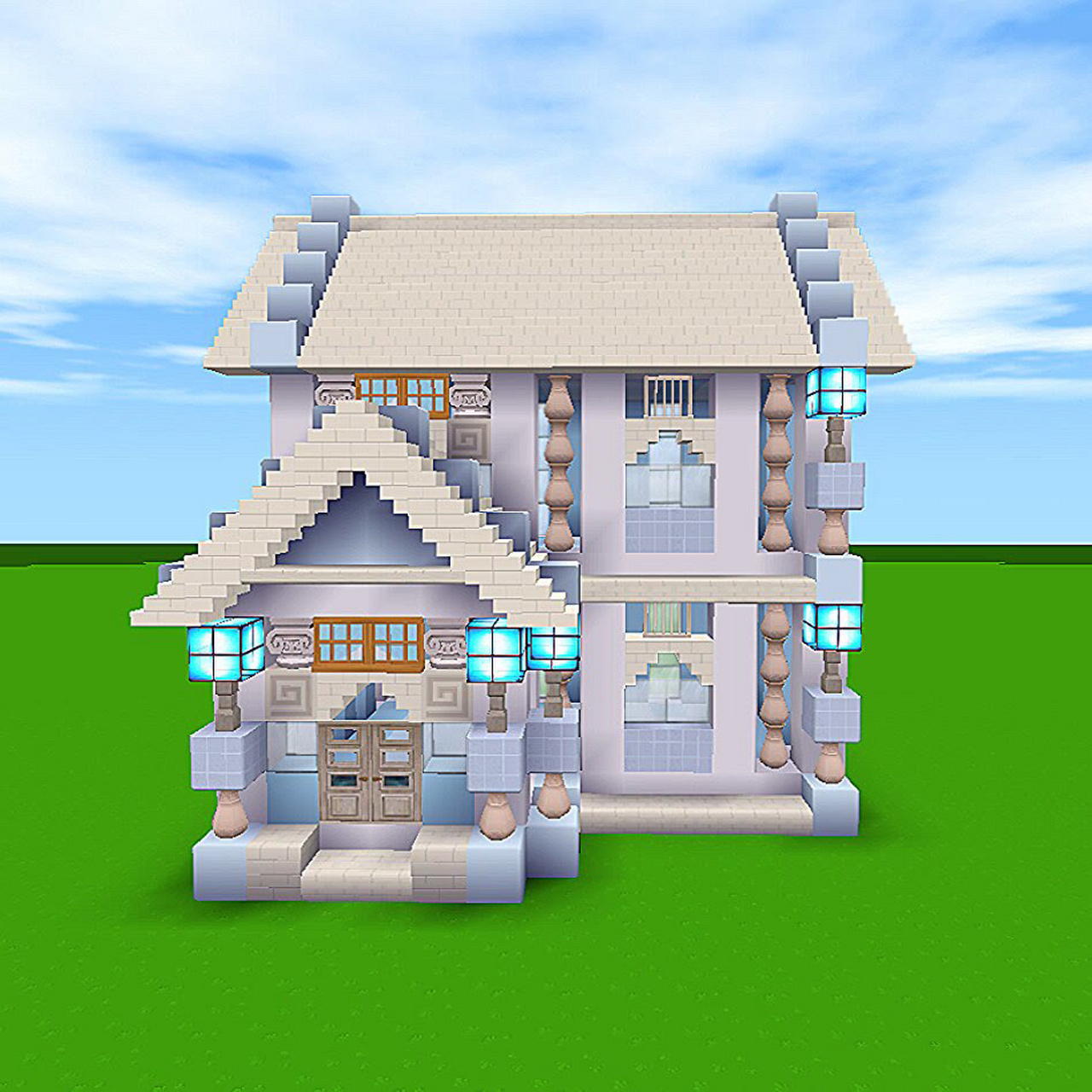 迷你世界温馨别墅教程/第三期