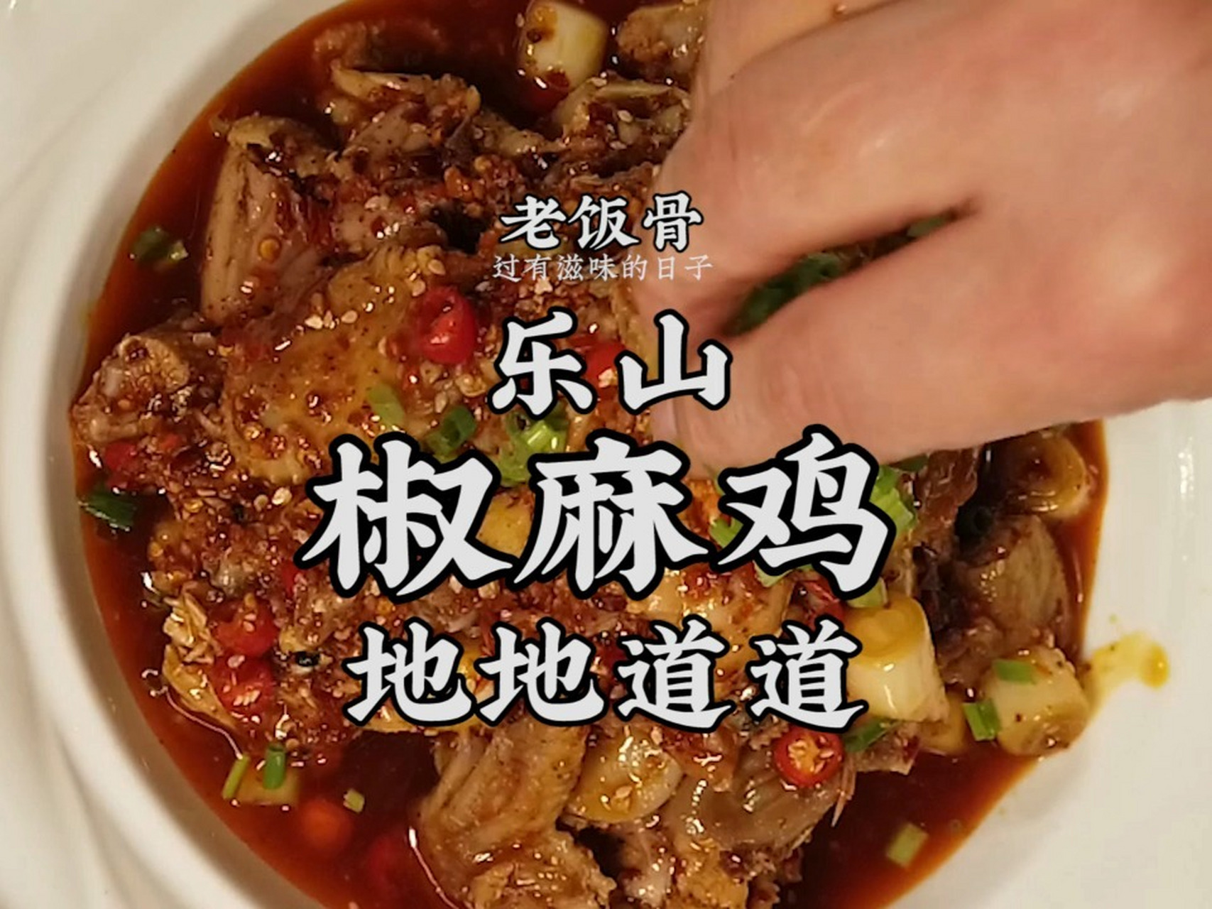 地道的四川乐山椒麻鸡,麻辣鲜香,口感十足,吃的就是一个安逸 96