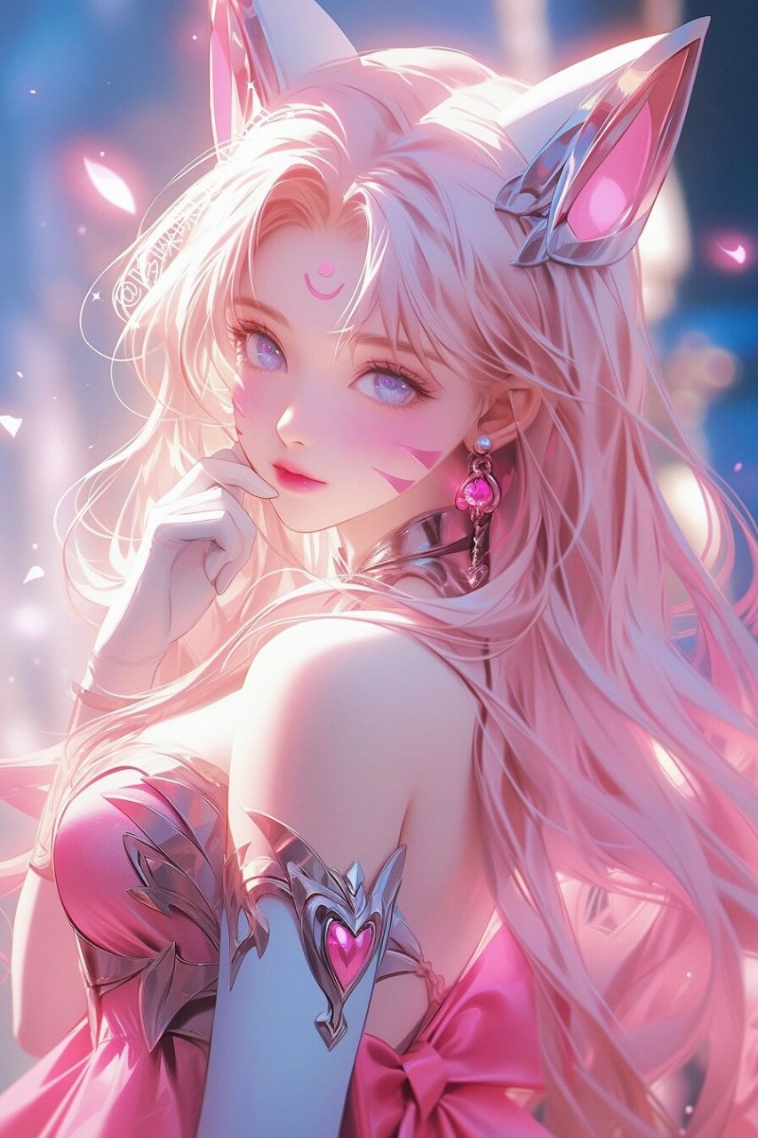 8k动漫头像96赛博朋克kda女团阿狸 甜心教主