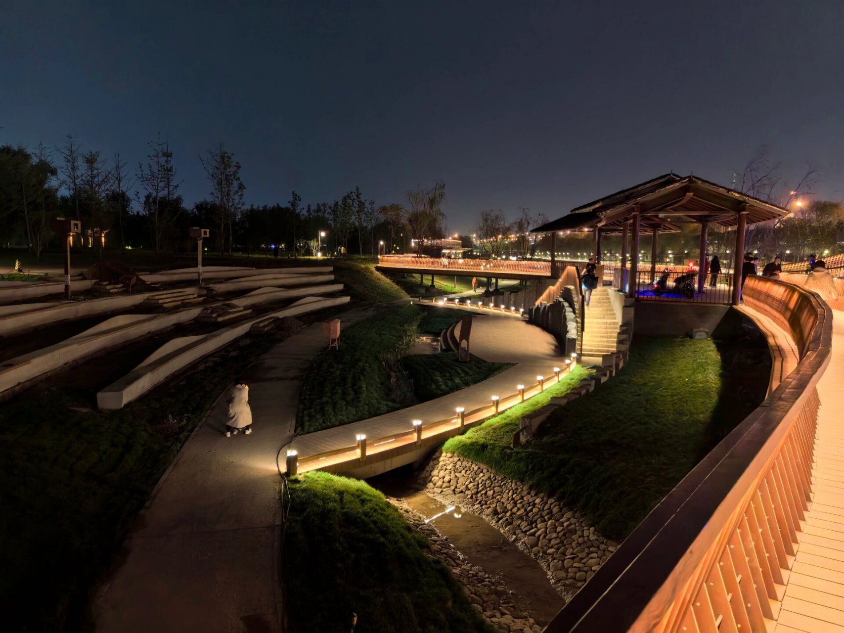 清河之洲,滨水绿廊 "树村闸影"老闸口的脱胎换骨