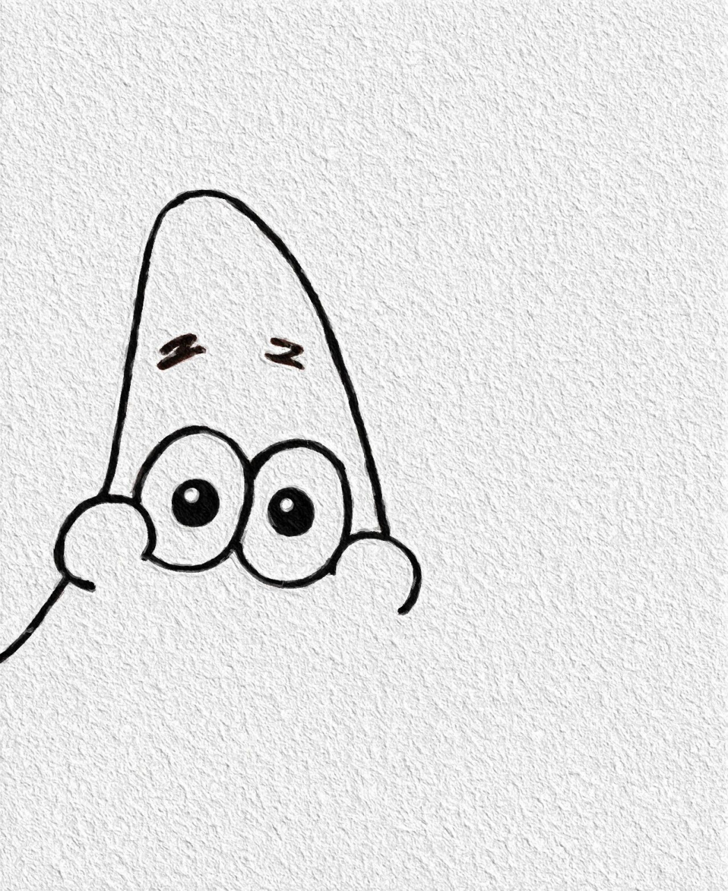 派大星简笔画附教程 派大星简笔画附教程