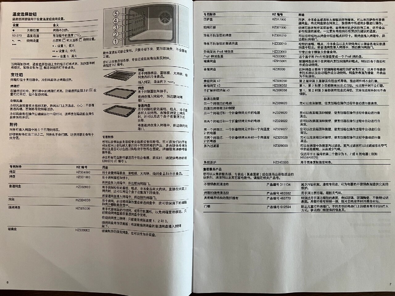 西门子烤箱最全说明书