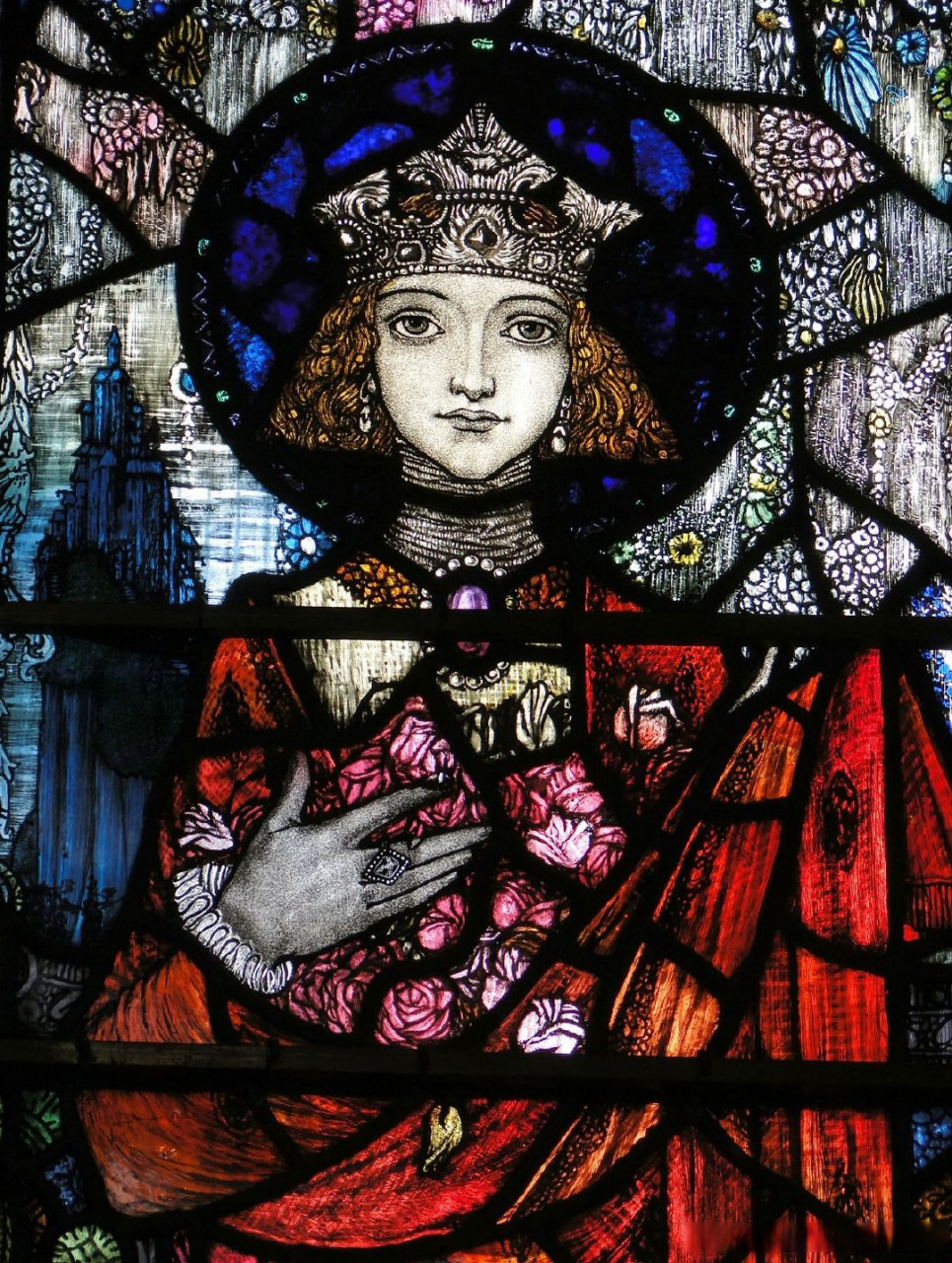 爱尔兰插画家,彩色玻璃艺术家哈利·克拉克的彩窗作品 /harry clarke