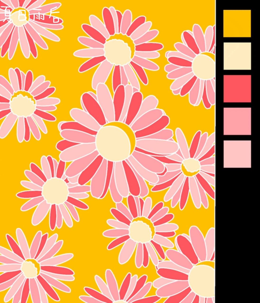 水果系列8副,花系列4张,大家明白啥是色相对比了 同类色,画面比较和谐