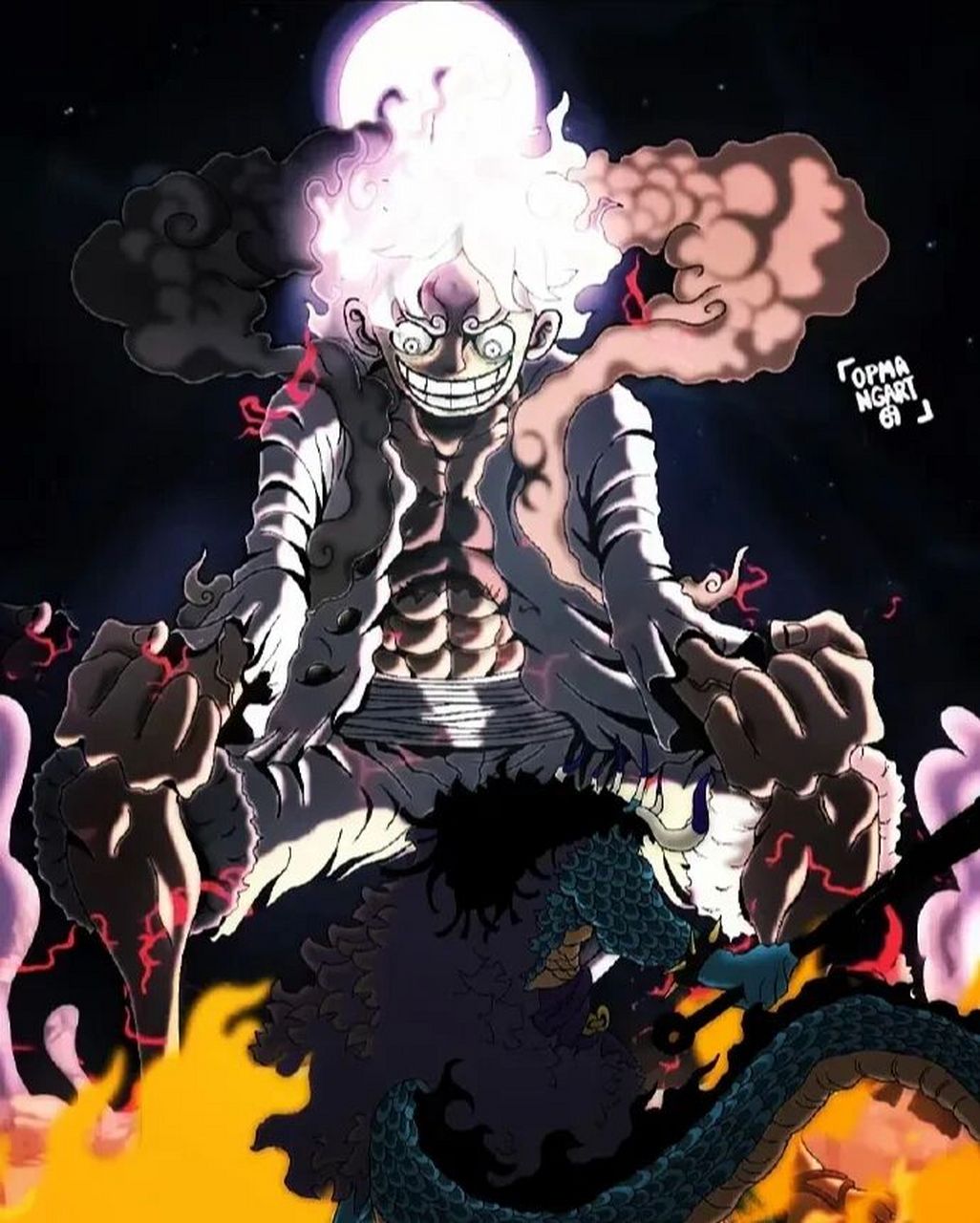 【动漫壁纸】海贼王路飞 5档 尼卡形态 壁纸