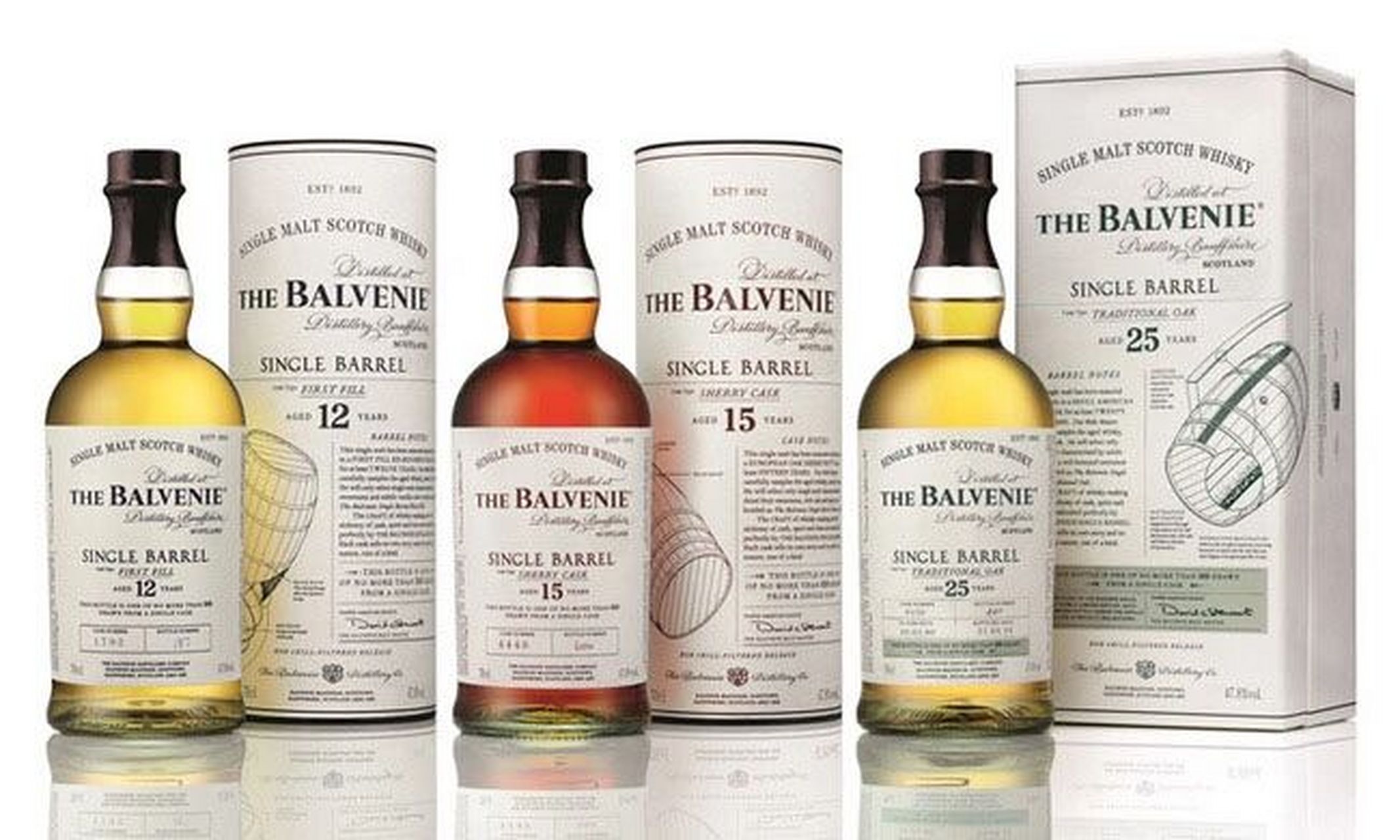 百富12年单桶单一麦苏格兰芽威士忌 the balvenie single barrel
