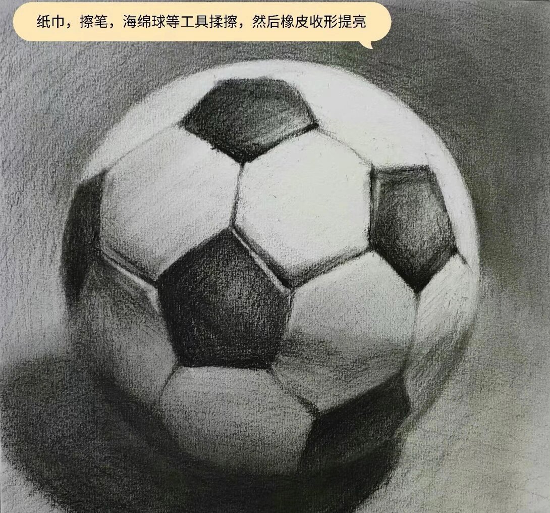 足球素描绘画作品图片图片