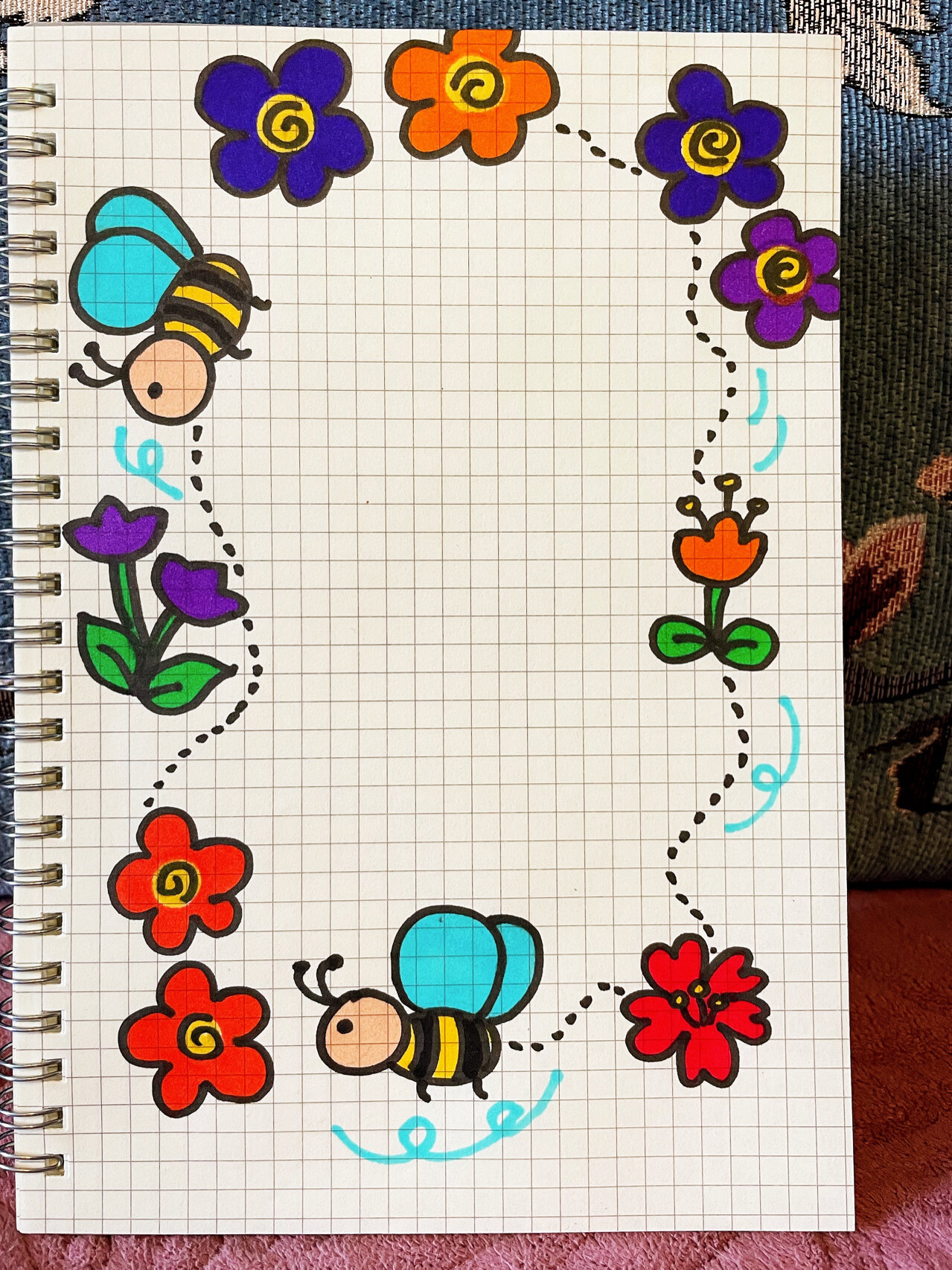 卡通可爱童趣手帐插图排版