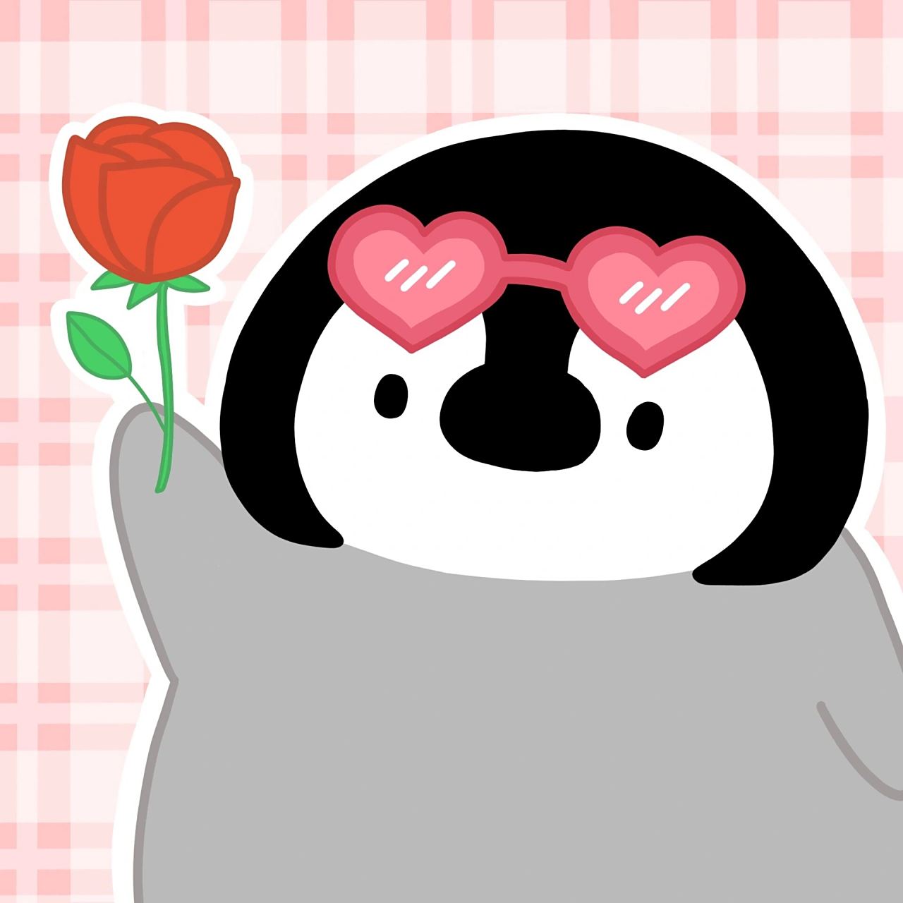 七夕节小企鹅情侣头像 一起来过七夕吧