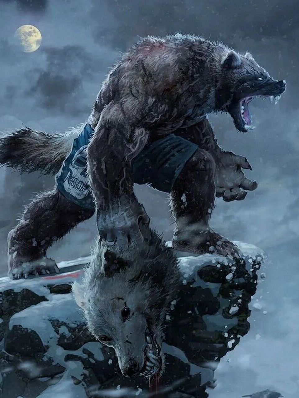 上原图 假如动物也会格斗你最喜欢哪个