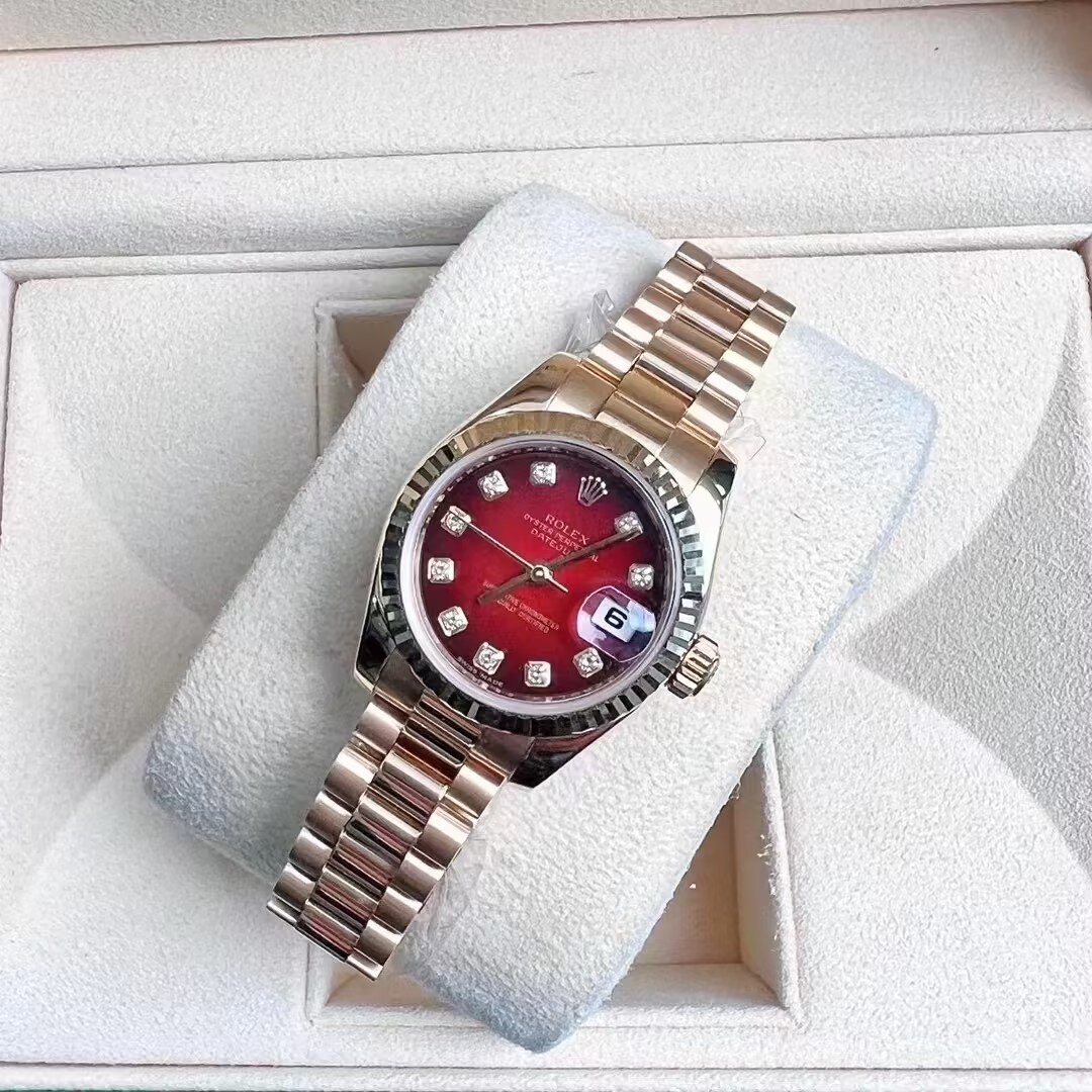 劳力士稀缺款 | 179178渐变红钻刻女表👍 丰富的阅历总是使人更有