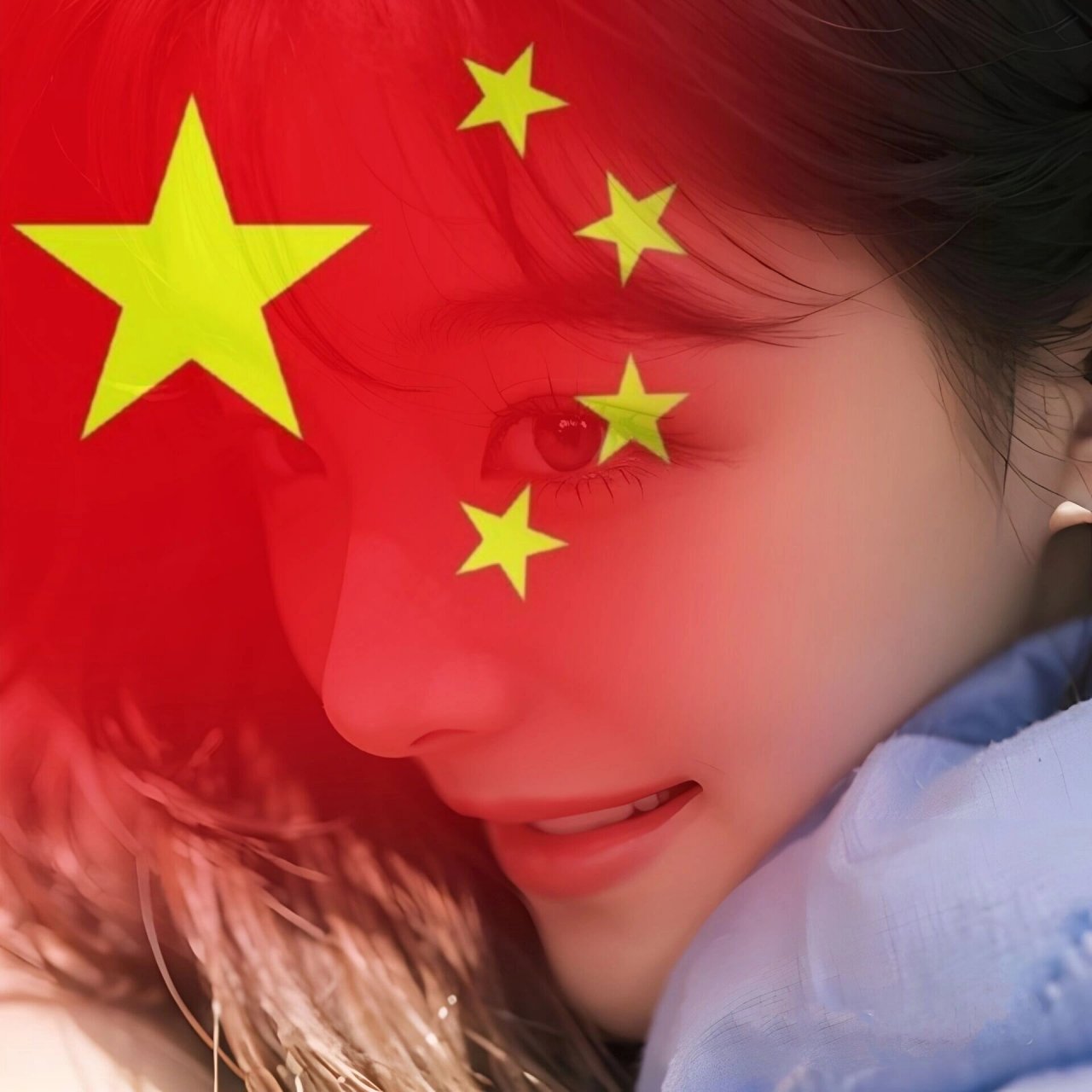 国庆##中国红# #女生#头像