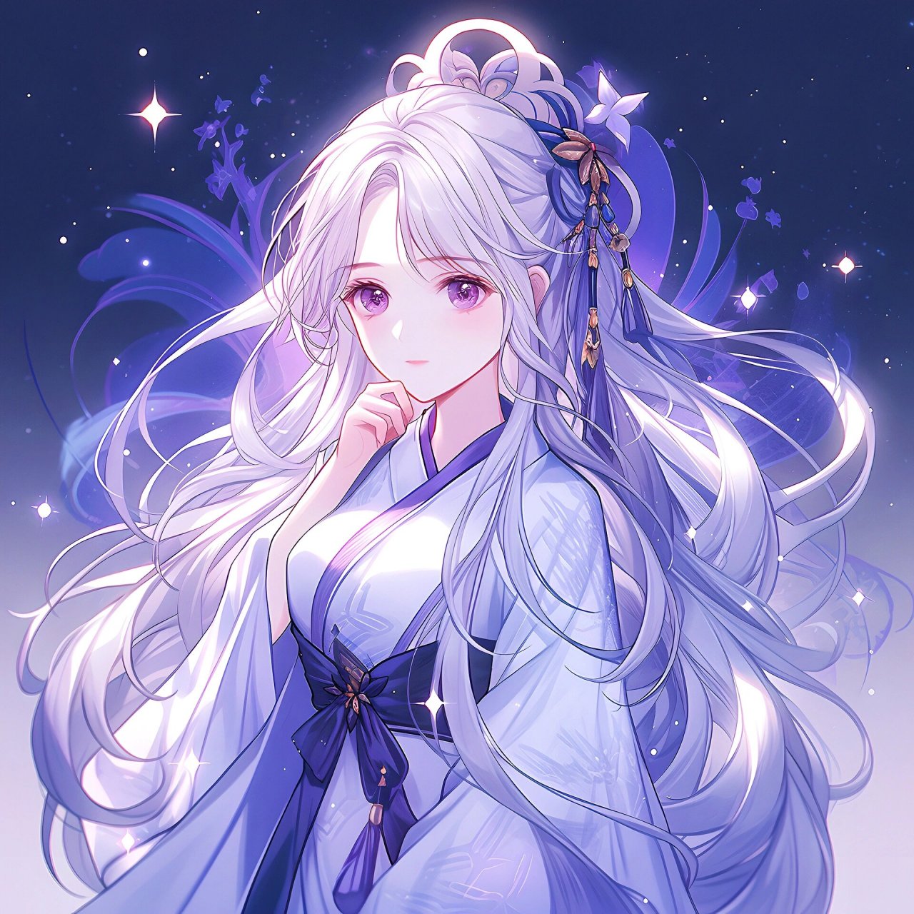 紫色,高雅,着实好看!▏古风女生头像