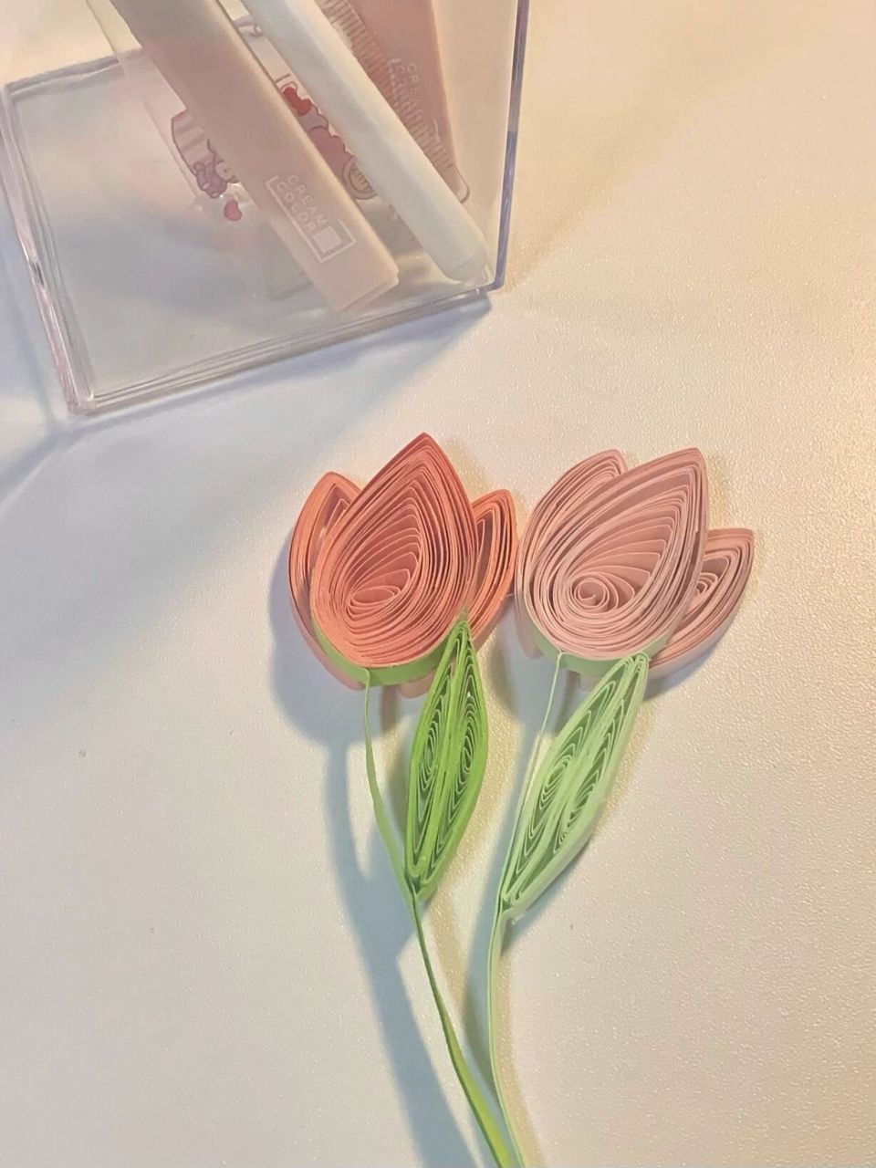 郁金香🌷衍纸教程来啦 好物制造机营业 关于一个好物分享博主突然
