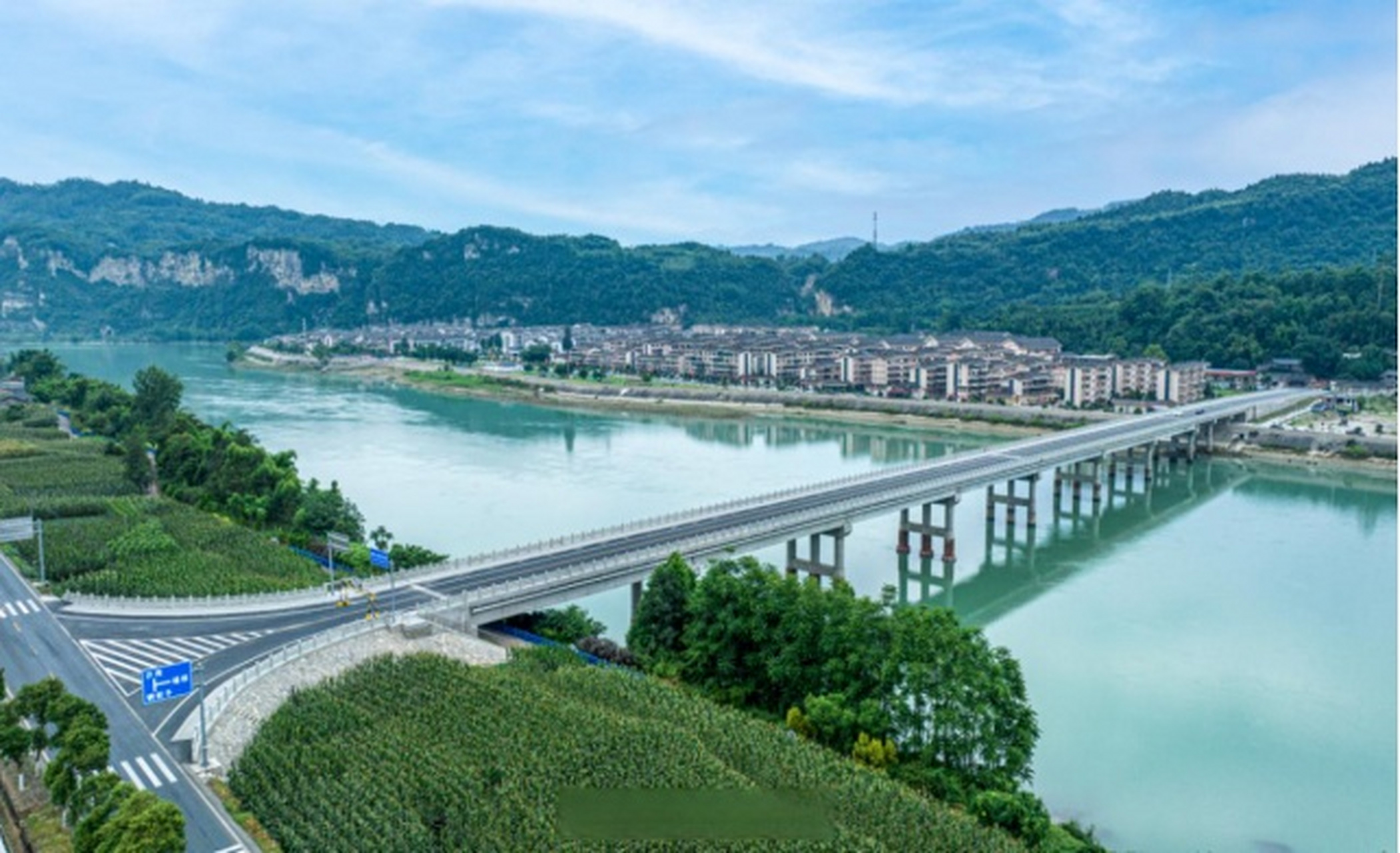 【乐山最后一个渡改桥项目顺利完成】近日,乐山市沙湾区福禄镇大渡河