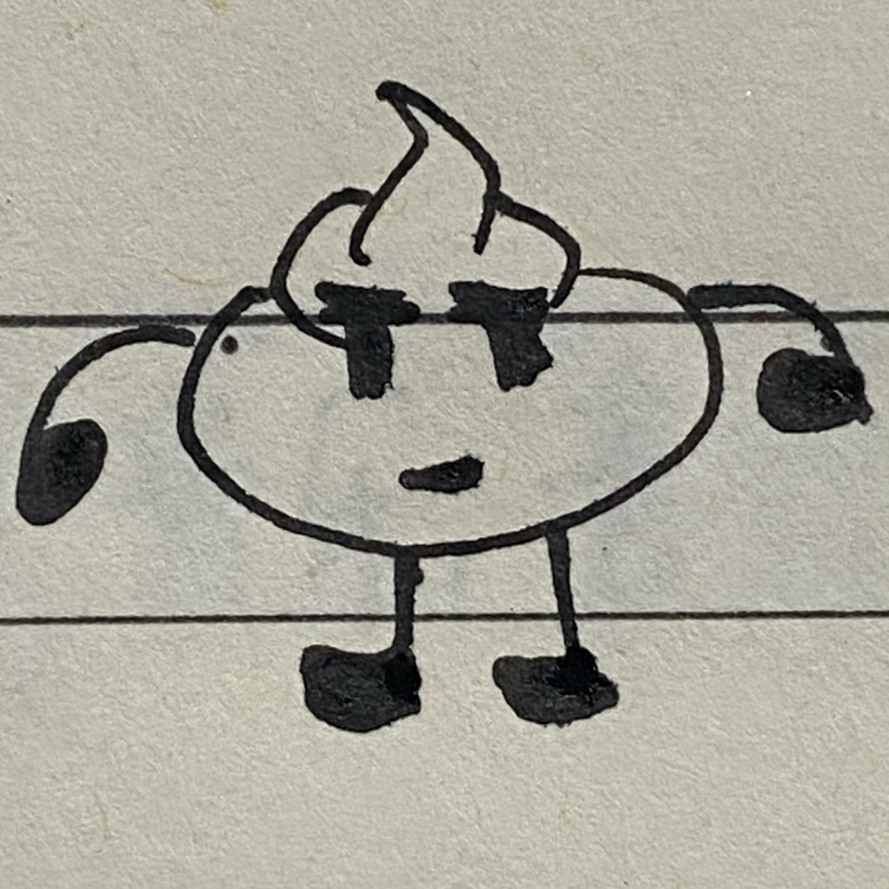 便便简笔画 上课太无聊惹～模仿 -费提啦