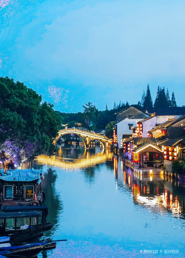 古镇夜晚有多美_昆山千灯古镇玩法