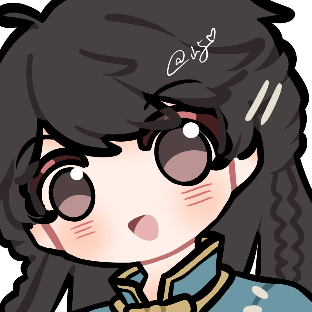 q版丨第五人格古董商大头贴79 p1打暖光了,p2是原图!79