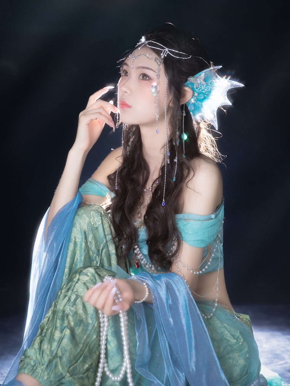 仙气7878十足的鲛人写真~ 主题:【鲛人】 传说在黎明破晓时分