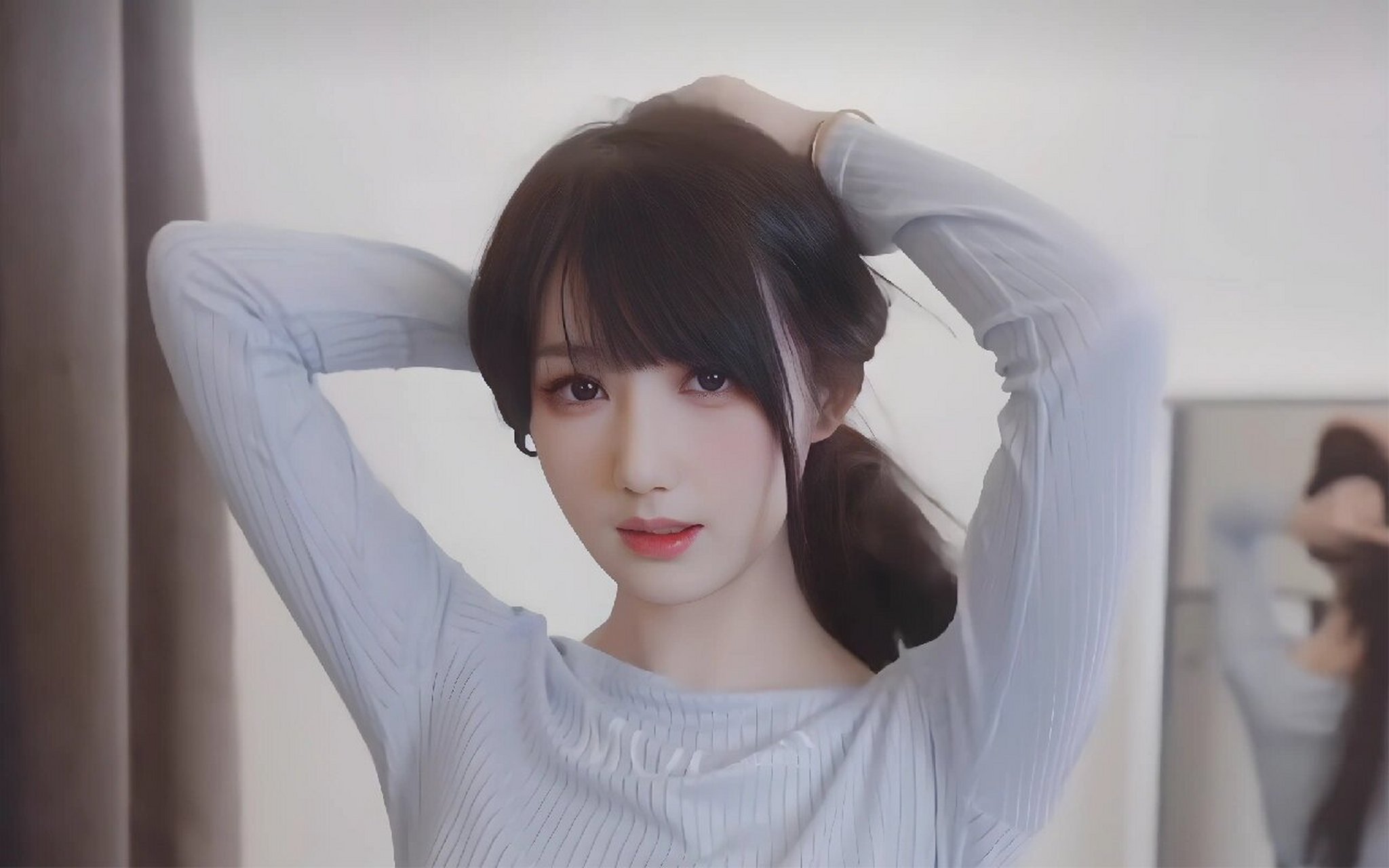 让你一眼入迷的美女壁纸 wallpaper壁纸分享 4k超清 p1 草原上的卓玛