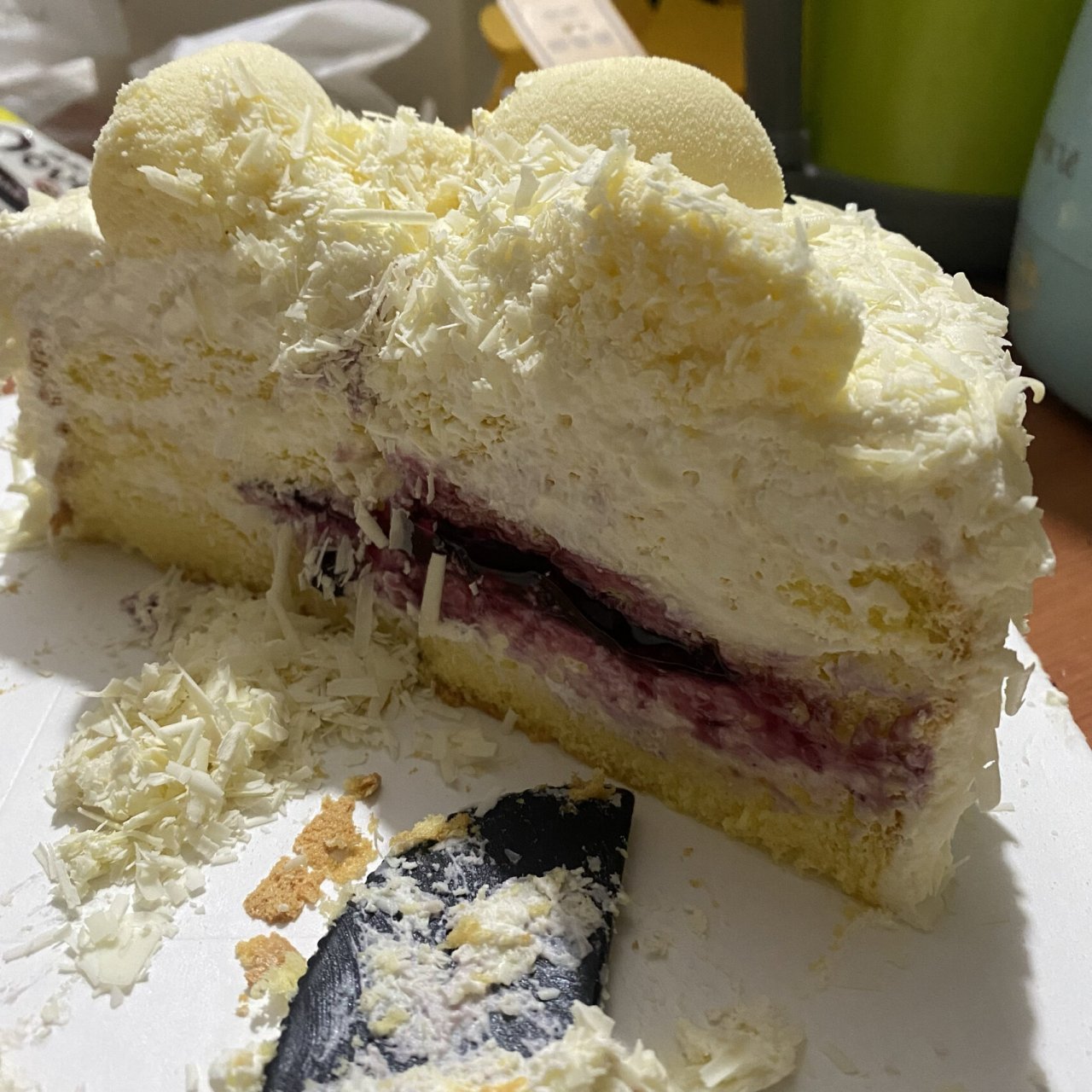 可莎蜜儿最好吃的生日蛋糕98 雪域芝士蛋糕 三层香草戚风外面包裹一