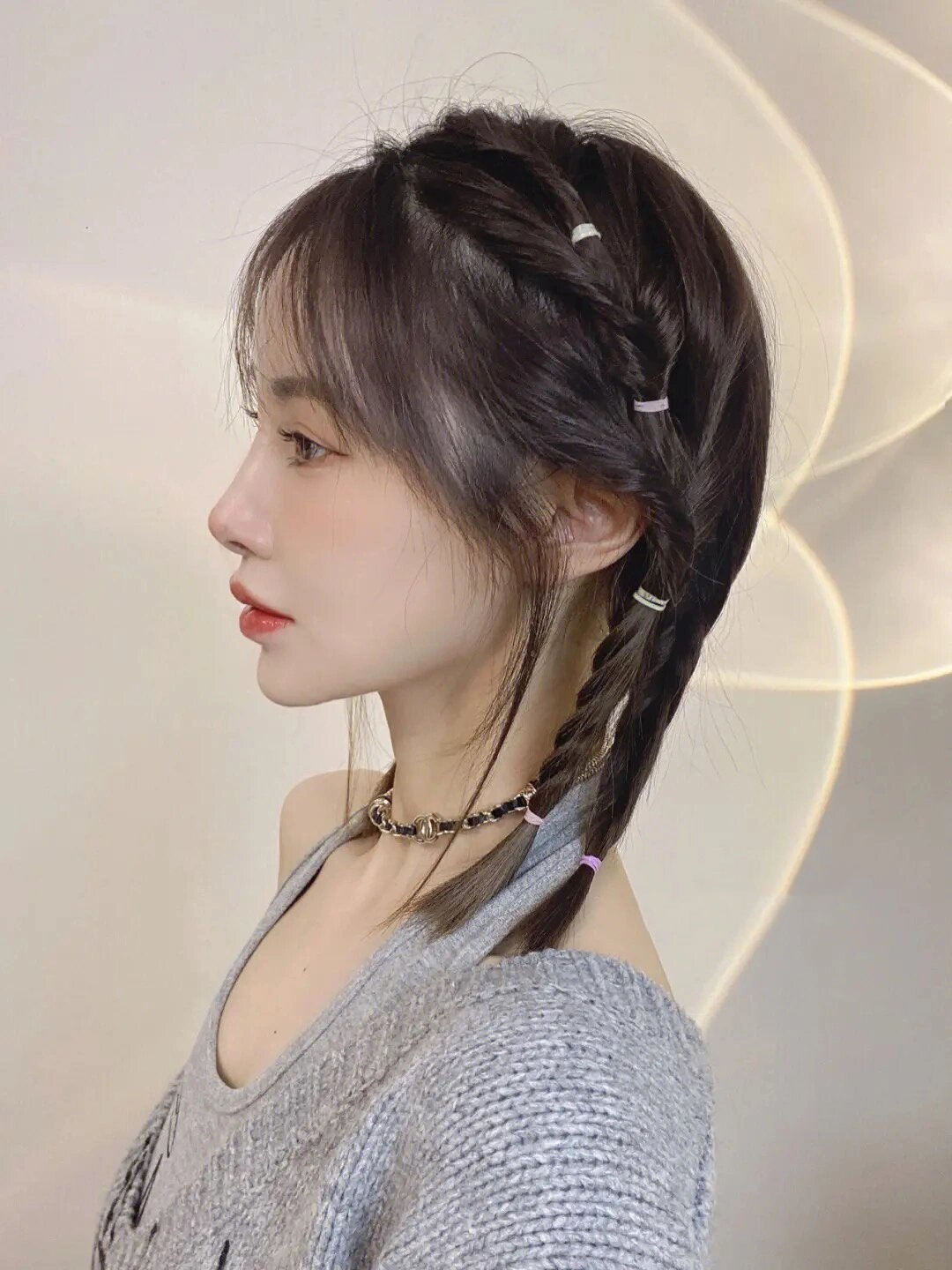 赶时间又好看的短发编发