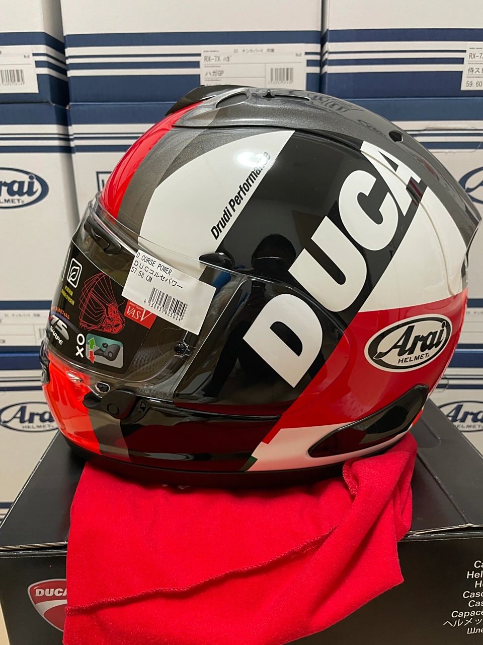 arai rx7x杜卡迪联名款头盔m码9215 官方定价7200 国内现货