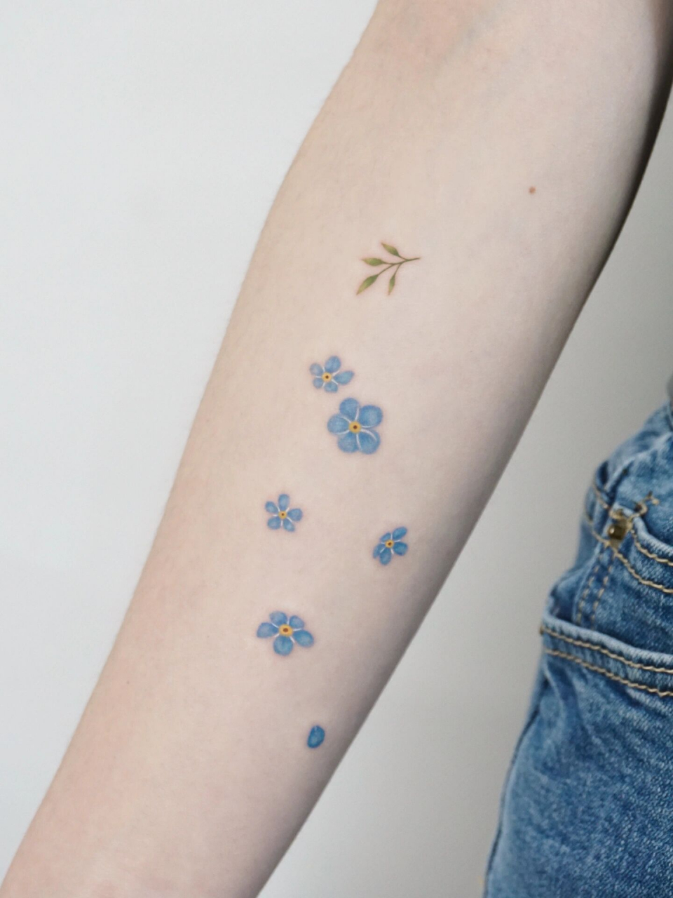 forget me not97因为思念是蓝色的 勿忘我的英文名字叫做"forget me