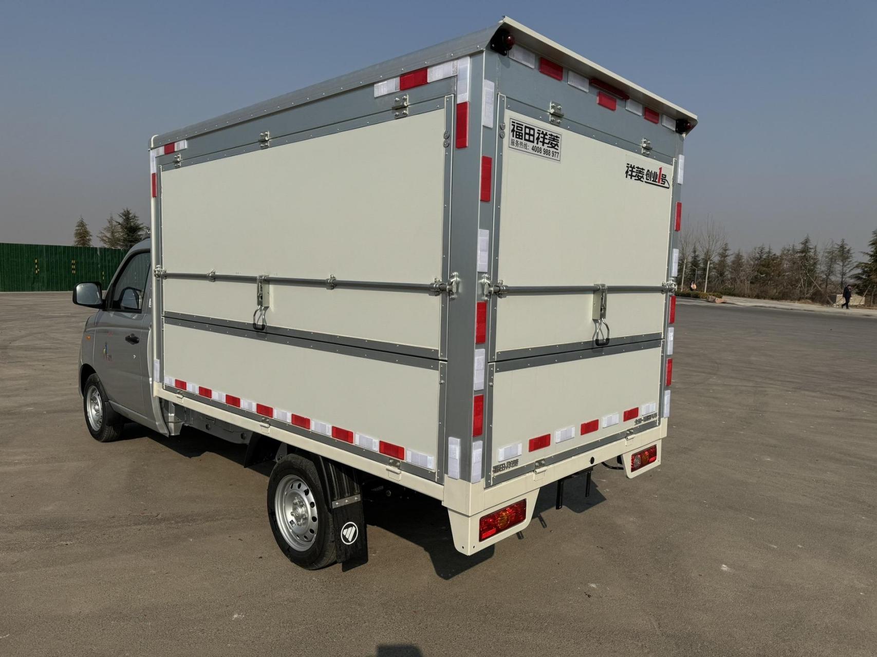 2024年福田祥菱单排集装箱刚上户3天    跑了300公里    福田祥菱创业