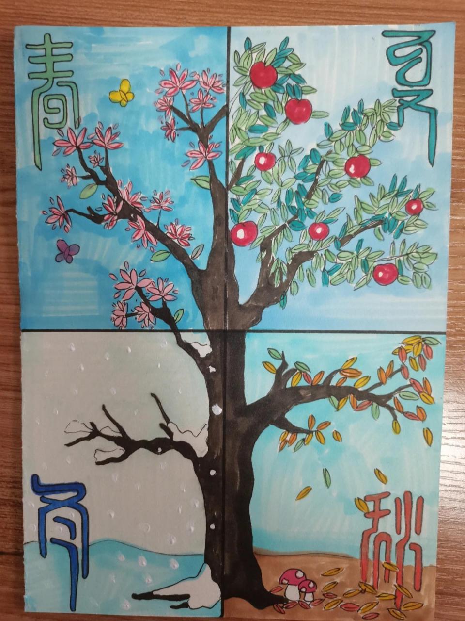 春夏秋冬主题画 春夏秋冬主题画